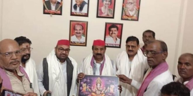 नंदगंज में सपा प्रदेश अध्यक्ष श्याम लाल पाल का भव्य स्वागत, 2027 में सरकार बनाने का किया दावा