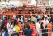 सावन के दूसरे सोमवार पर बाबा विश्‍वनाथ धाम में उमड़ा श्रद्धालुओं का जनसैलाब