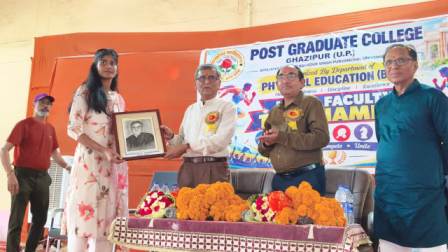 पीजी कालेज गाजीपुर: अंतर-संकाय खेलकूद प्रतियोगिता सम्पन्न, विजेता टीम हुई पुरस्कृत