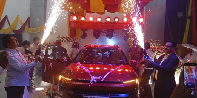 शिवाशा व्हील्स प्राइवेट लिमिटेड, गाजीपुर में Hyundai की नई SUV BAYON का हुआ भव्य लॉन्चिंग