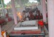 गाजीपुर: श्रीरुद्राम्बिका महायज्ञ में वैदिक मंत्रोच्चार के बीच हुआ अग्नि प्राकट्य
