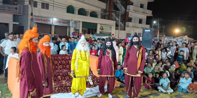 शरभंग मुनि की गति, श्रीराम की प्रतिज्ञा, भक्त सुतीक्ष्ण एवं अगस्त्य मुनि से भेंट और प्रभु के दस अवतारों की झांकी का हुआ भावपूर्ण मंचन