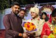 मुख्‍य सचिव मनोज कुमार सिंह के पुत्र के विवाह समारोह में शामिल हुए भाजपा के युवा नेता आदित्य सिंह