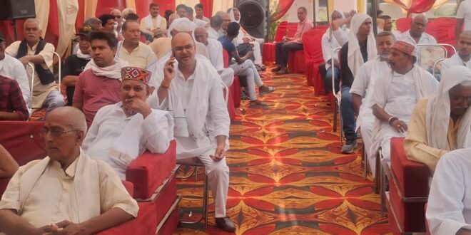 गाजीपुर: गंगेश्वर उपाध्याय ने किया ब्राह्मण समाज को किया एकजुट होने का आह्वान