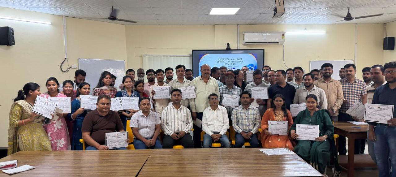 एम.एम.एम.यू.टी. में “AI-Driven Computing and Cyber Security Awareness” प्रशिक्षण कार्यक्रम का हुआ समापन