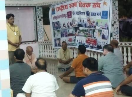 गाजीपुर: सदर तहसील के शिव मंदिर प्रांगण में हुआ योगाभ्‍यास