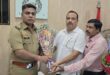 गाजीपुर के व्‍यापारियो ने किया पुलिस अधीक्षक को सम्‍मानित