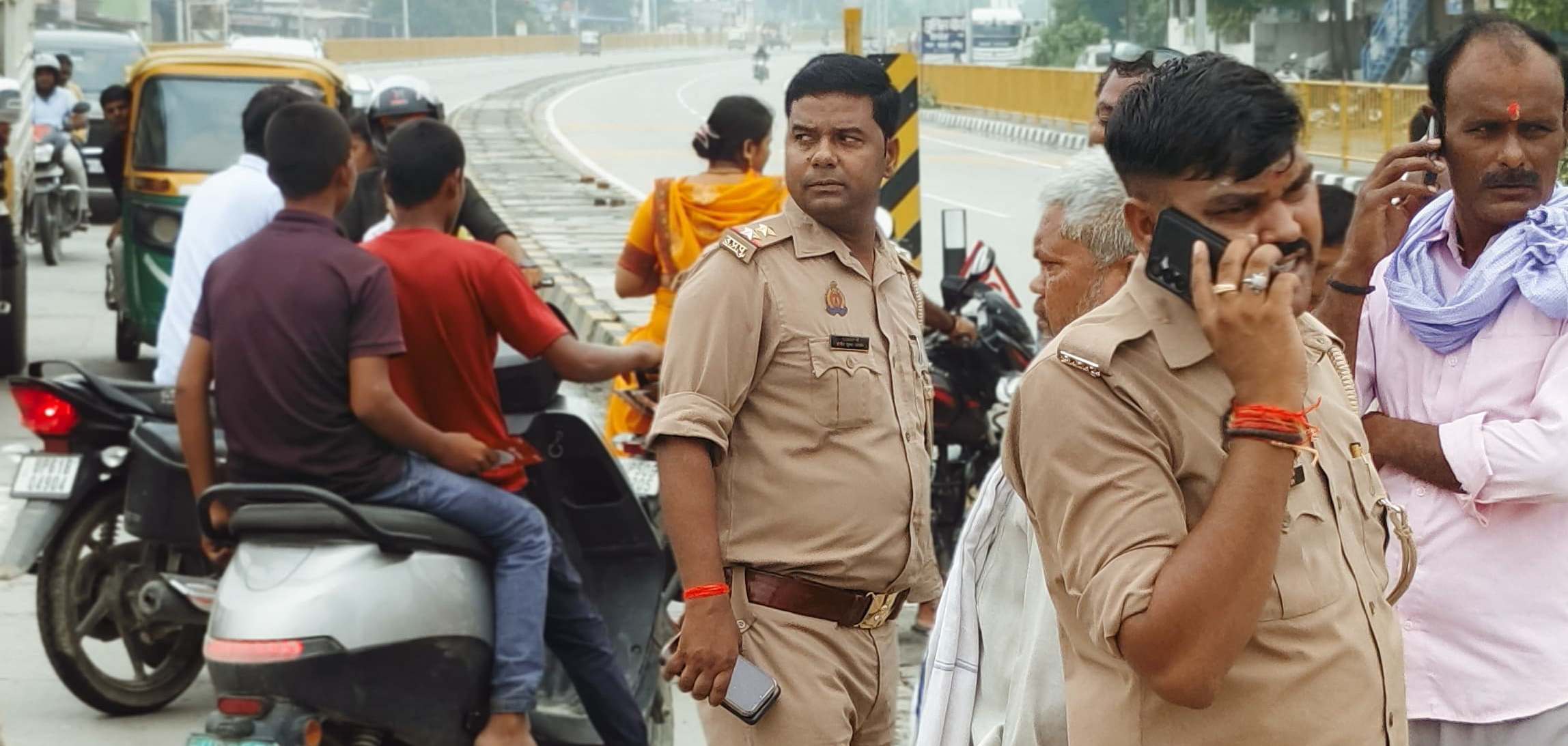 गाजीपुर: ट्रक की चपेट में आने से एक व्‍यक्ति की मौत