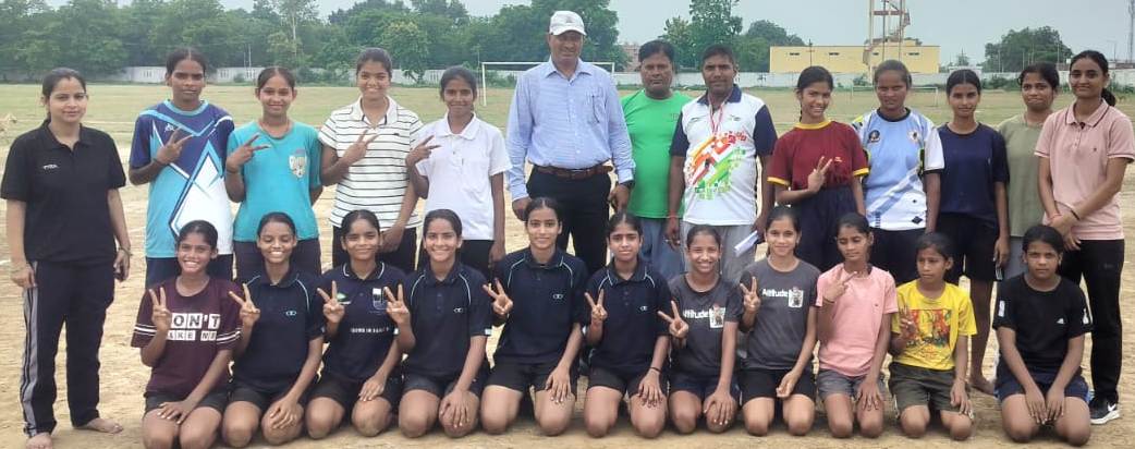 गाजीपुर: प्रदेश स्तरीय महिला खो-खो प्रतियोगिता के लिए 10 खिलाडि़यो का हुआ चयन