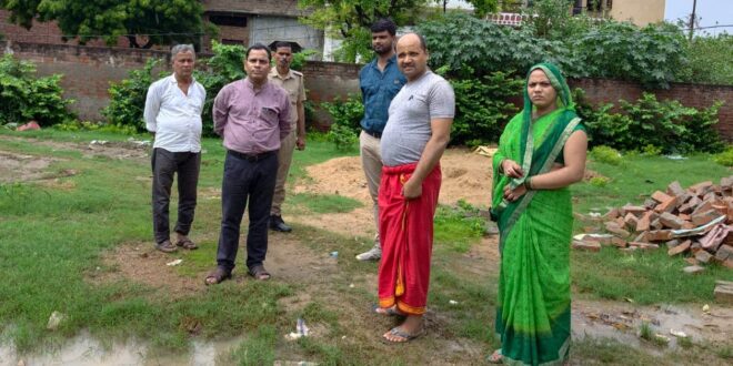 गाजीपुर: नायब तहसीलदार सैदपुर ने कालोनी का किया निरीक्षण, सुनी समस्‍याएं, दिये आवश्‍यक निर्देश