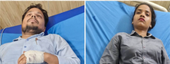 लाल बहादुर शास्त्री अंतरराष्ट्रीय एयरपोर्ट वाराणसी पर चेकिंग के दौरान पिस्‍टल से चली गोली, दो कर्मचारी घायल