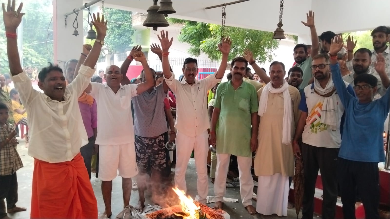 गाजीपुर: धूमधाम से संपन्न हुई मोहनपुरवा में सालों से चली आ रही श्रावणी काली पूजा