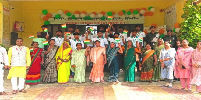 यूनियन आरसेटी गाजीपुर में धूमधाम के साथ मनाया गया स्‍वतंत्रता दिवस
