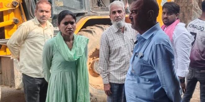 एसडीएम सैदपुर ने भितरी बाजार में हटवाया अतिक्रमण