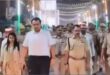 गाजीपुर: नवरात्र और दशहरा को लेकर नंदगंज में निकला फ्लैग मार्च, डीएम-एसपी ने की शांति बनाए रखने की अपील