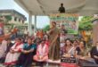 गाजीपुर: मणिपुर के कांग्रेस सांसद के खिलाफ भाजपा महिला मोर्चा का धरना-प्रदर्शन, फूंका पुतला