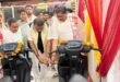गाजीपुर: भाजपा के क्षेत्रीय मंत्री डा. विजय यादव ने होंड की QC1 स्कूटर किया लांच